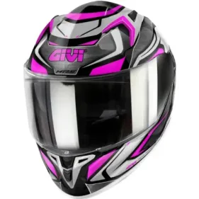 CASCO GIVI 50.9 SPORT ATOMIC LADY TITANIO PLATA ROSA