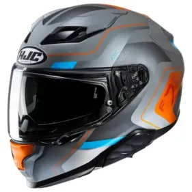 CASCO HJC F71 ARCAN MC27SF GRIS MATE AZUL NARANJA