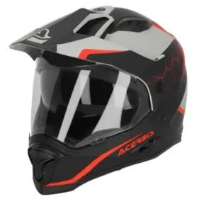 CASCO ACERBIS REACTIVE 2206 NEGRO ROJO