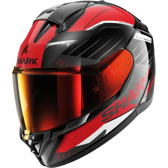 CASCO SHARK RIDILL 2 BERSEK KRA NEGRO ROJO BLANCO