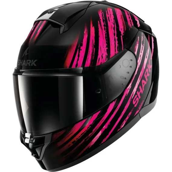 CASCO SHARK RIDILL 2 ASSYA KVV NEGRO ROSA