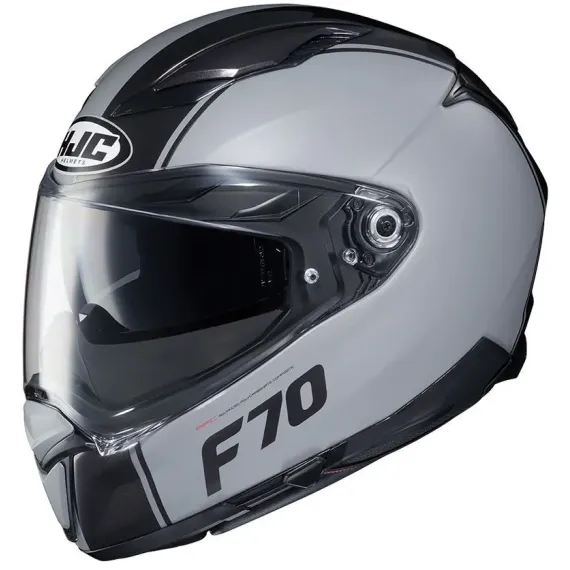 CASCO HJC F70 MAGO MC5SF GRIS MATE NEGRO