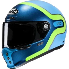 CASCO HJC V10 GRAPE MC24 AZUL VERDE