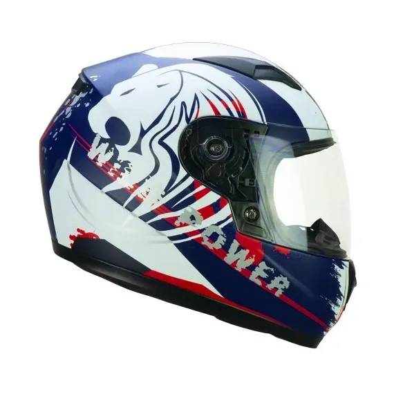 CASCO CGM LUCKY KID WILD AZUL MATE BLANCO