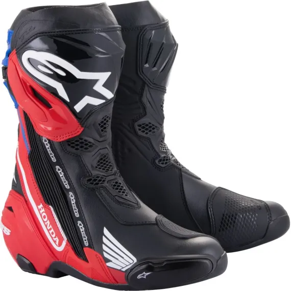 BOTAS ALPINESTARS HONDA SUPERTECH R NEGRO ROJO AZUL