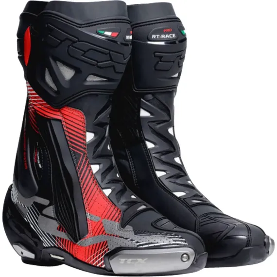 BOTAS TCX RT-RACE PRO AIR NEGRO ROJO BLANCO