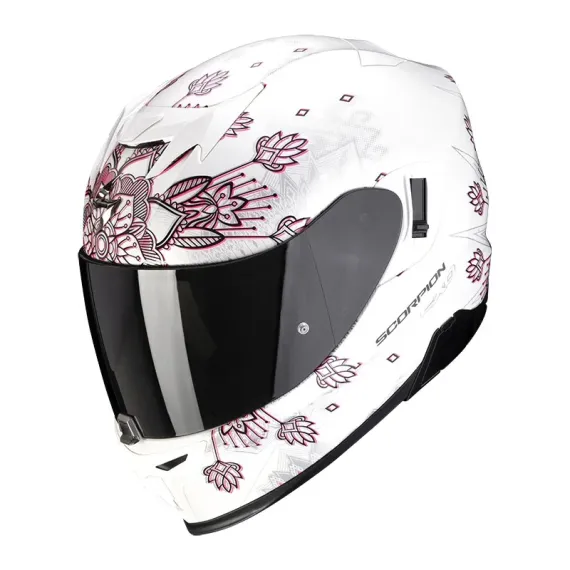 CASCO SCORPION EXO-520 AIR TINA BLANCO PLATA