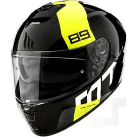 CASCO MT BLADE 2 SV 89 B3 NEGRO AMARILLO FLUOR BLANCO