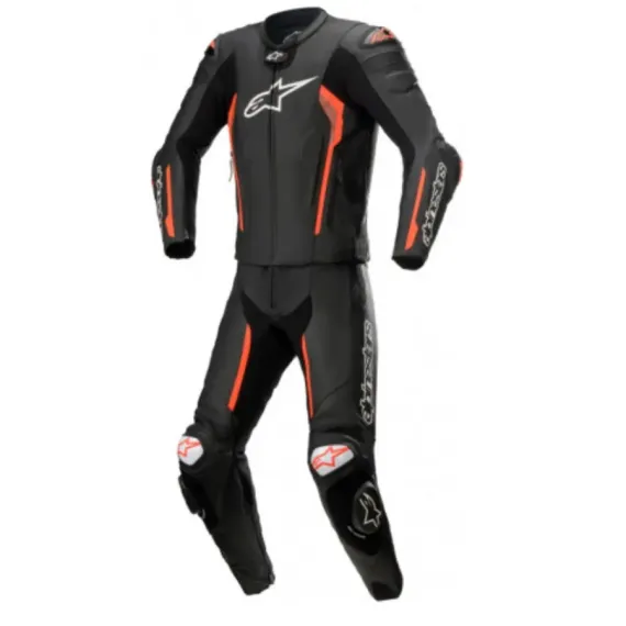 MONO ALPINESTARS MISSILE V2 2 PIEZAS NEGRO ROJO FLUOR