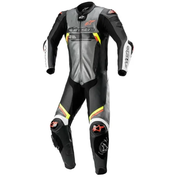 MONO ALPINESTARS MISSILE V2 IGNITION 1 PIEZA GRIS METAL NEGRO AMARILLO ROJO FLUOR