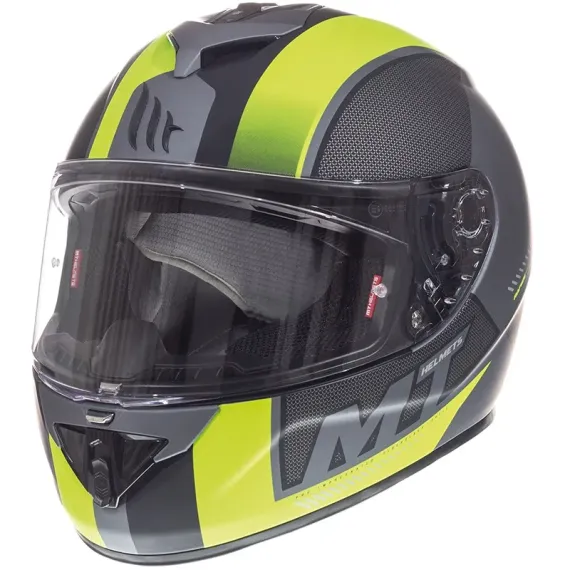 CASCO MT RAPIDE OVERTAKE B3 NEGRO MATE AMARILLO FLUOR