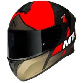 CASCO MT TARGO RIGEL A5 ROJO MATE