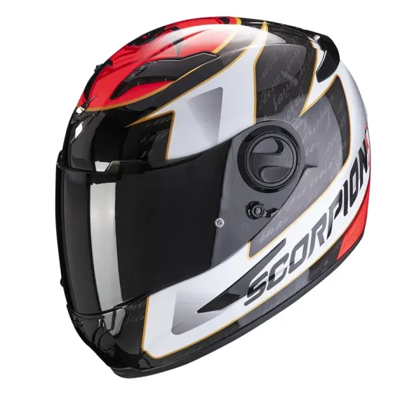 CASCO SCORPION EXO-490 TOUR BLANCO ROJO