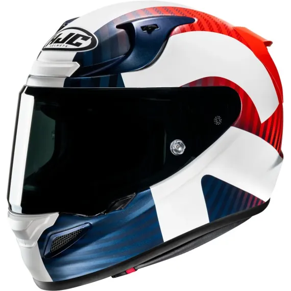 CASCO HJC RPHA 12 OTTIN MC21SF BLANCO MATE ROJO AZUL