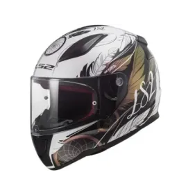 CASCO LS2 FF353 RAPID BOHO BLANCO NEGRO ROSA