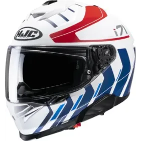 CASCO HJC I71 SIMO MC21SF BLANCO MATE AZUL ROJO