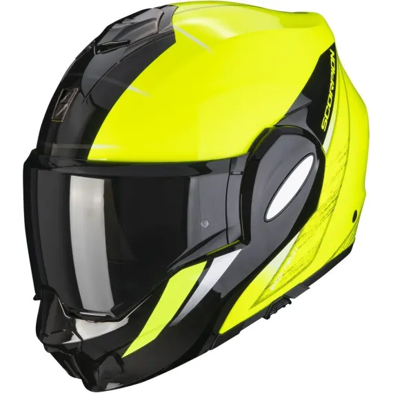 CASCO SCORPION EXO-TECH EVO PRIMUS AMARILLO FLUOR NEGRO