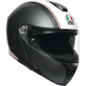 CASCO AGV SPORTMODULAR COVER GRIS MATE BLANCO