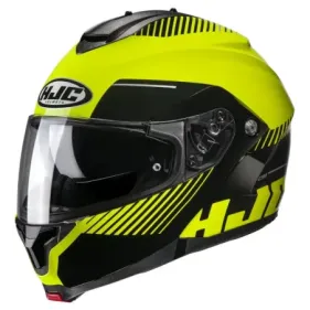 CASCO HJC C91 PROD MC3H AMARILLO FLUOR NEGRO