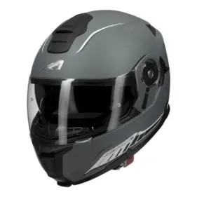 CASCO ASTONE RT 1200 EVO DARK SIDE GRIS MATE BLANCO