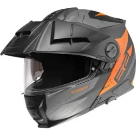 CASCO SCHUBERTH E2 EXPLORER NEGRO MATE ANTRACITA NARANJA