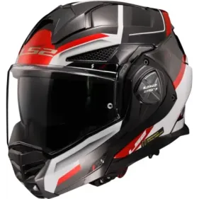 CASCO LS2 FF901 ADVANT X SPECTRUM NEGRO BLANCO ROJO