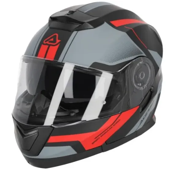 CASCO ACERBIS SEREL 2206 NEGRO ROJO