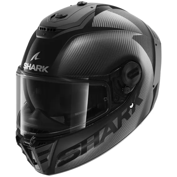 CASCO SHARK SPARTAN RS CARBON SKIN DAD CARBONO NEGRO