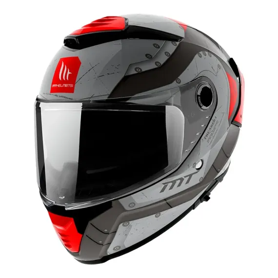 CASCO MT THUNDER 4 SV CHEEP B5 ROJO MATE