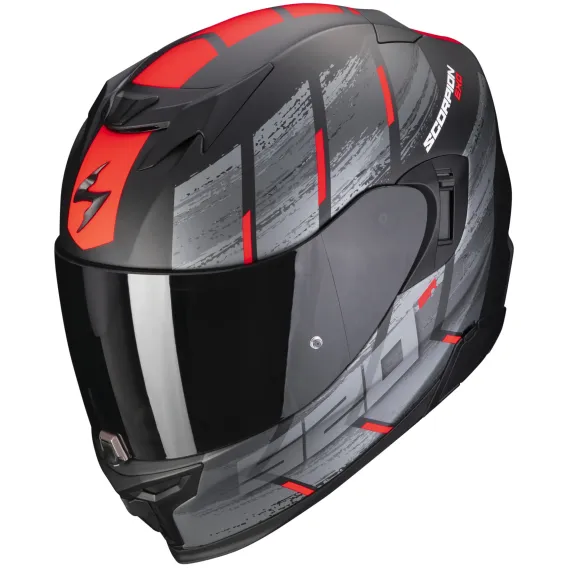 CASCO SCORPION EXO-520 EVO AIR MAHA NEGRO MATE ROJO