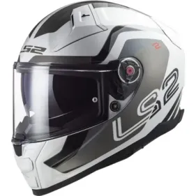 CASCO LS2 FF811 VECTOR II METRIC BLANCO TITANIO PLATA