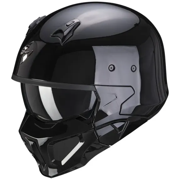 CASCO SCORPION COVERT-X SOLID NEGRO