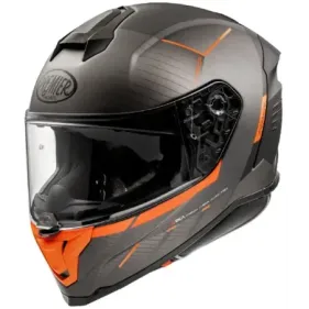 CASCO PREMIER HYPER RS 93 BM ANTRACITA MATE NARANJA