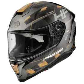 CASCO PREMIER HYPER HP19 NEGRO ANTRACITA ORO