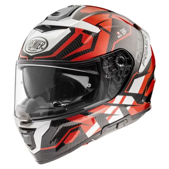 CASCO PREMIER DEVIL JC 92 NEGRO ROJO BLANCO