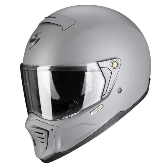 CASCO SCORPION EXO-HX1 SOLID GRIS CEMENTO MATE