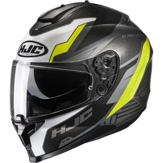 CASCO HJC C70 SILON MC3H NEGRO BLANCO AMARILLO FLUOR