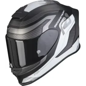 CASCO SCORPION EXO-R1 EVO AIR VATIS NEGRO MATE BLANCO