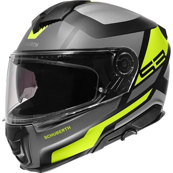 CASCO SCHUBERTH S3 DAYTONA ANTRACITA MATE NEGRO AMARILLO FLUOR