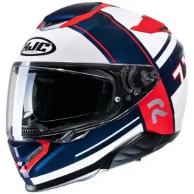 CASCO HJC RPHA 71 ZECHA MC21 BLANCO AZUL ROJO