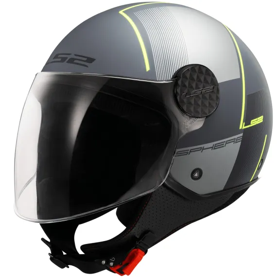 CASCO LS2 OF558 SPHERE LUX II ECE22.06 FIRM NEGRO MATE TITANIO