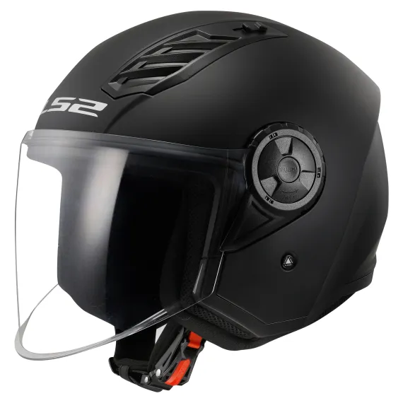 CASCO LS2 OF616 AIRFLOW II SOLID NEGRO MATE