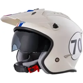 CASCO ONEAL VOLT HERBIE BLANCO ROJO AZUL