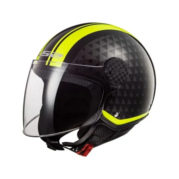 CASCO LS2 OF558 SPHERE LUX CRUSH NEGRO AMARILLO FLUOR