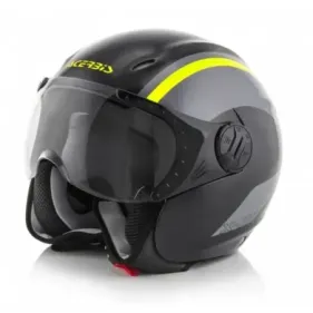 CASCO ACERBIS K-JET NEGRO AMARILLO FLUOR