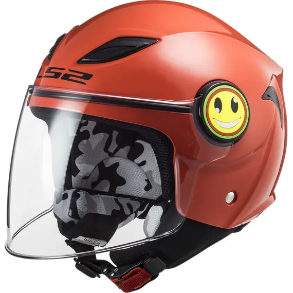 CASCO LS2 OF602 FUNNY INFANTIL SOLID ROJO