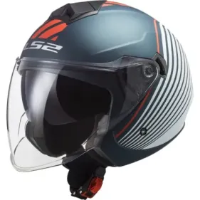 CASCO LS2 OF573 TWISTER II LUNA AZUL MATE BLANCO