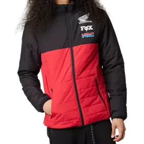 CHAQUETA FOX HONDA HOWELL PUFFY NEGRO ROJO