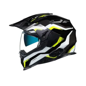 CASCO NEXX X.WED 2 COLUMBUS GRIS AMARILLO FLUOR NEGRO