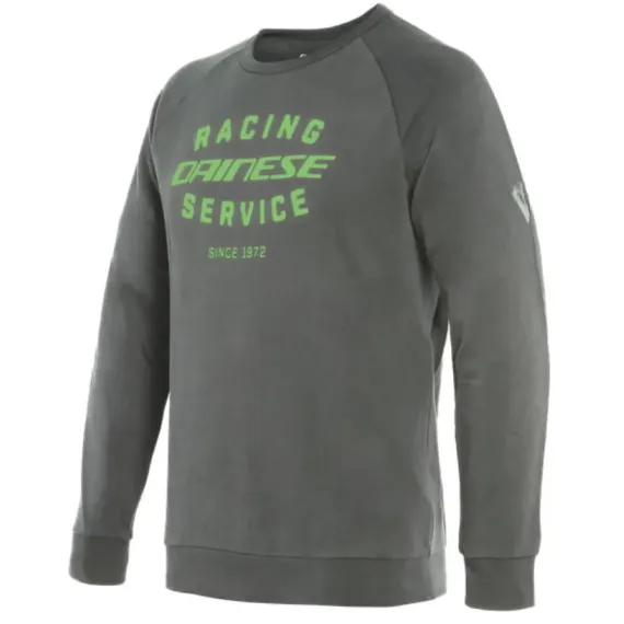 SUDADERA DAINESE PADDOCK GRIS CARBON VERDE